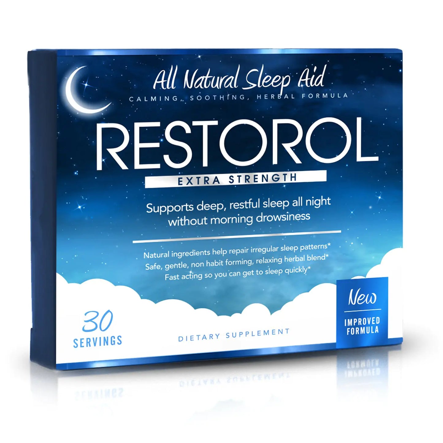 Restorol | Natural Sleep Aid – Help Sleep Cycle – Get Restful Sleep (30ct) 30 Count (Pack of 1)