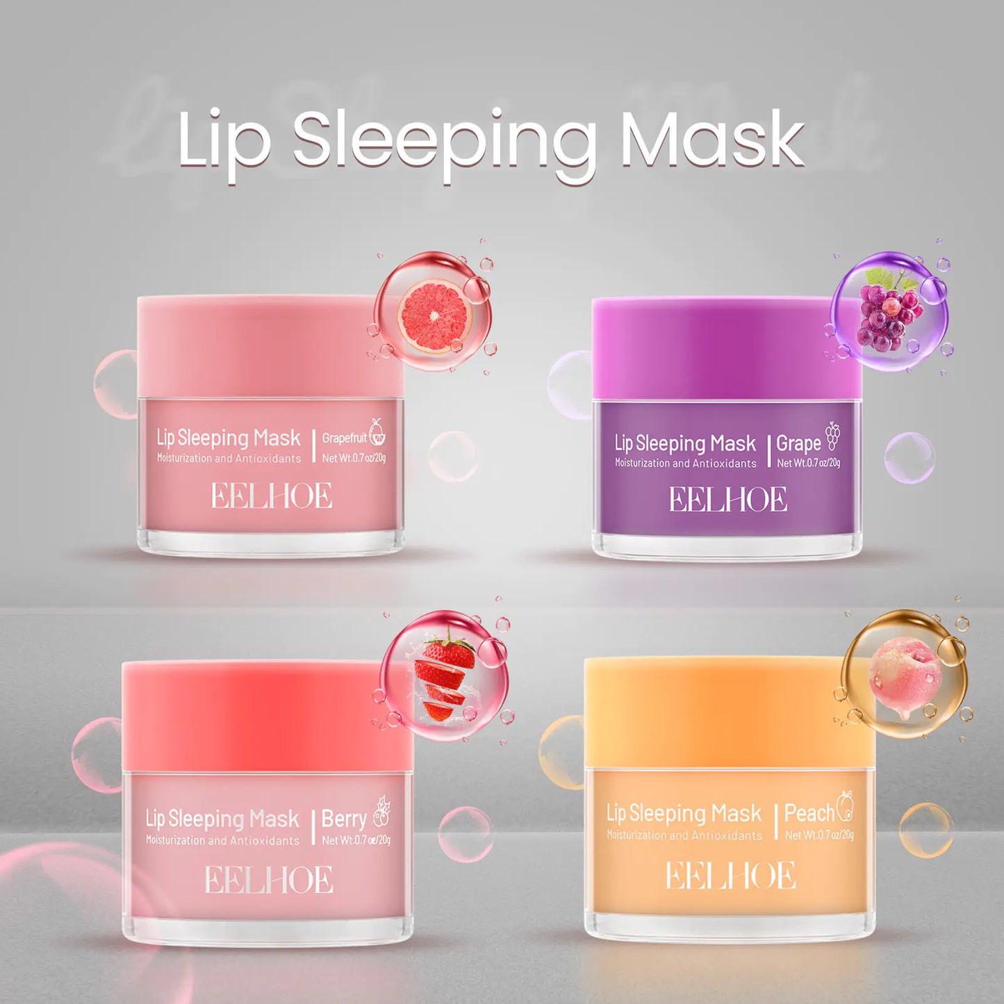 EELHOE Lip Sleeping Mask for Hydration and Exfoliation